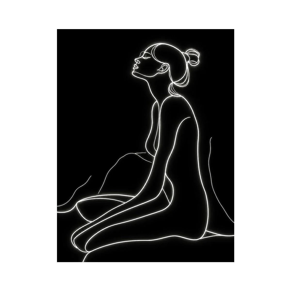 Meditating Canvas Print