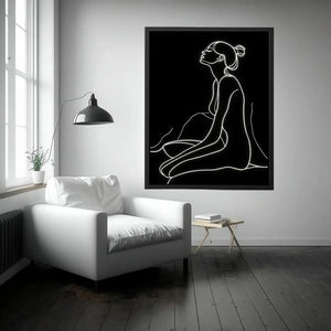Meditating Canvas Print