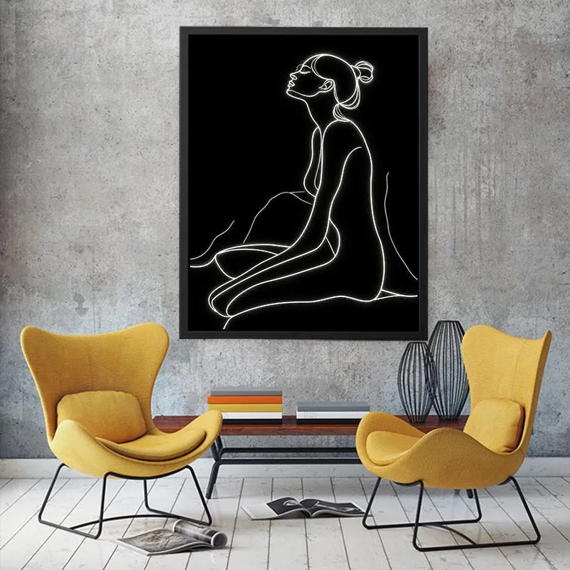 Meditating Canvas Print