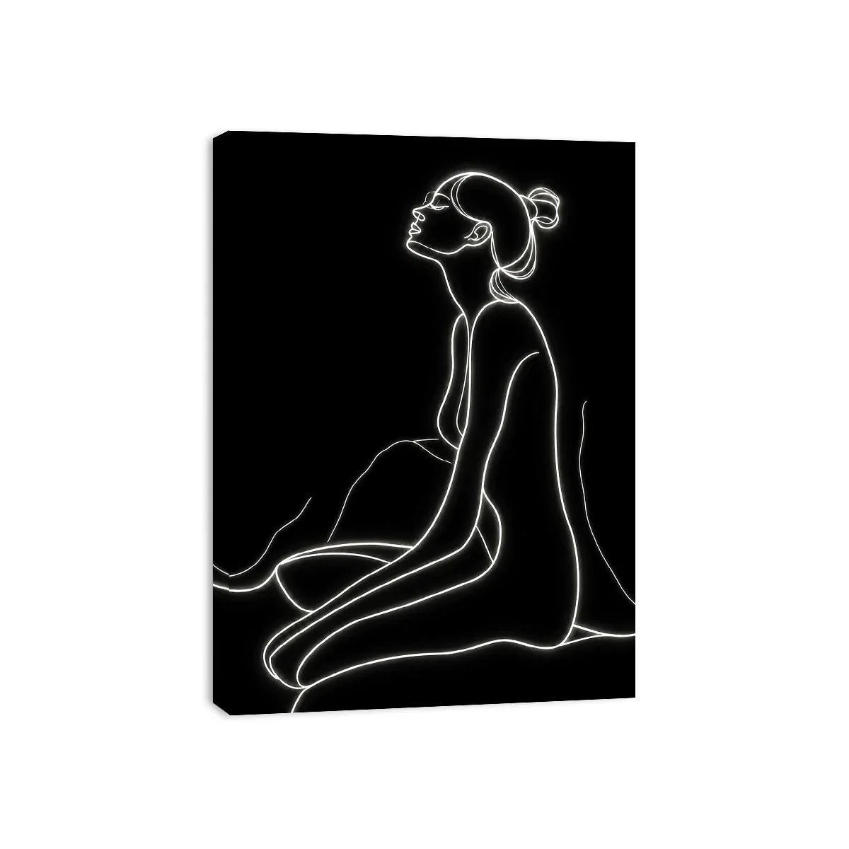 Meditating Canvas Print