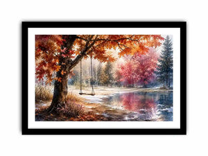 Autumn Swing Canvas Print