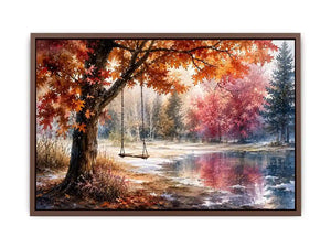 Autumn Swing Canvas Print