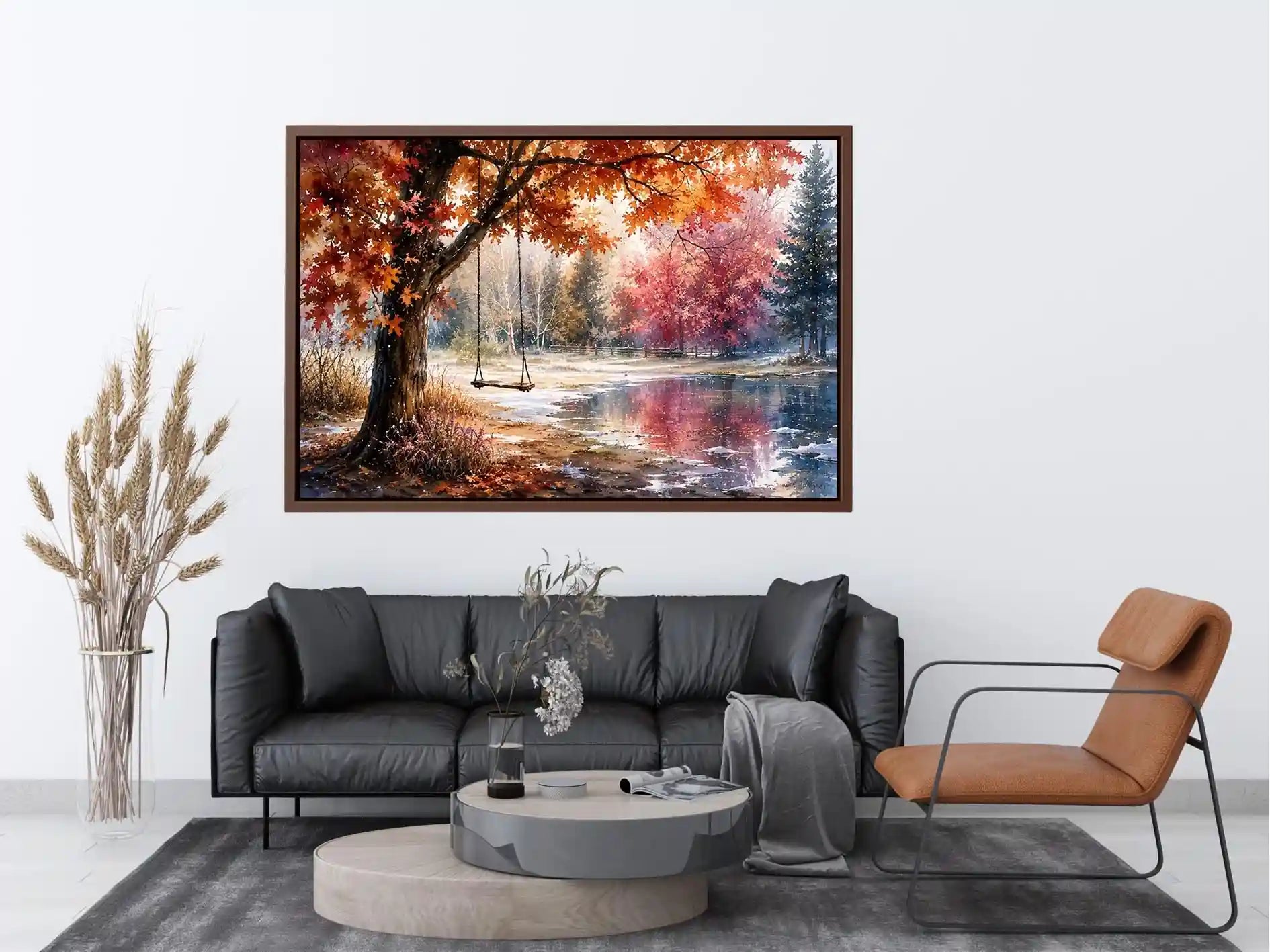 Autumn Swing Canvas Print