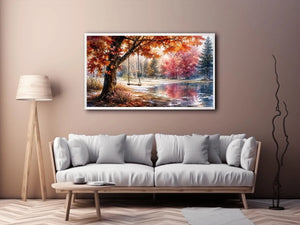 Autumn Swing Canvas Print