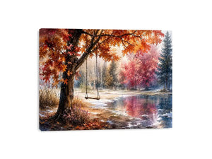 Autumn Swing Canvas Print