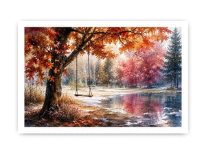 Autumn Swing Canvas Print