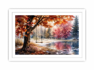Autumn Swing Canvas Print