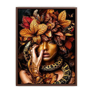Gold snake Canvas Print