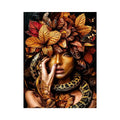 Gold snake Canvas Print