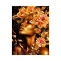 Golde woman Canvas Print