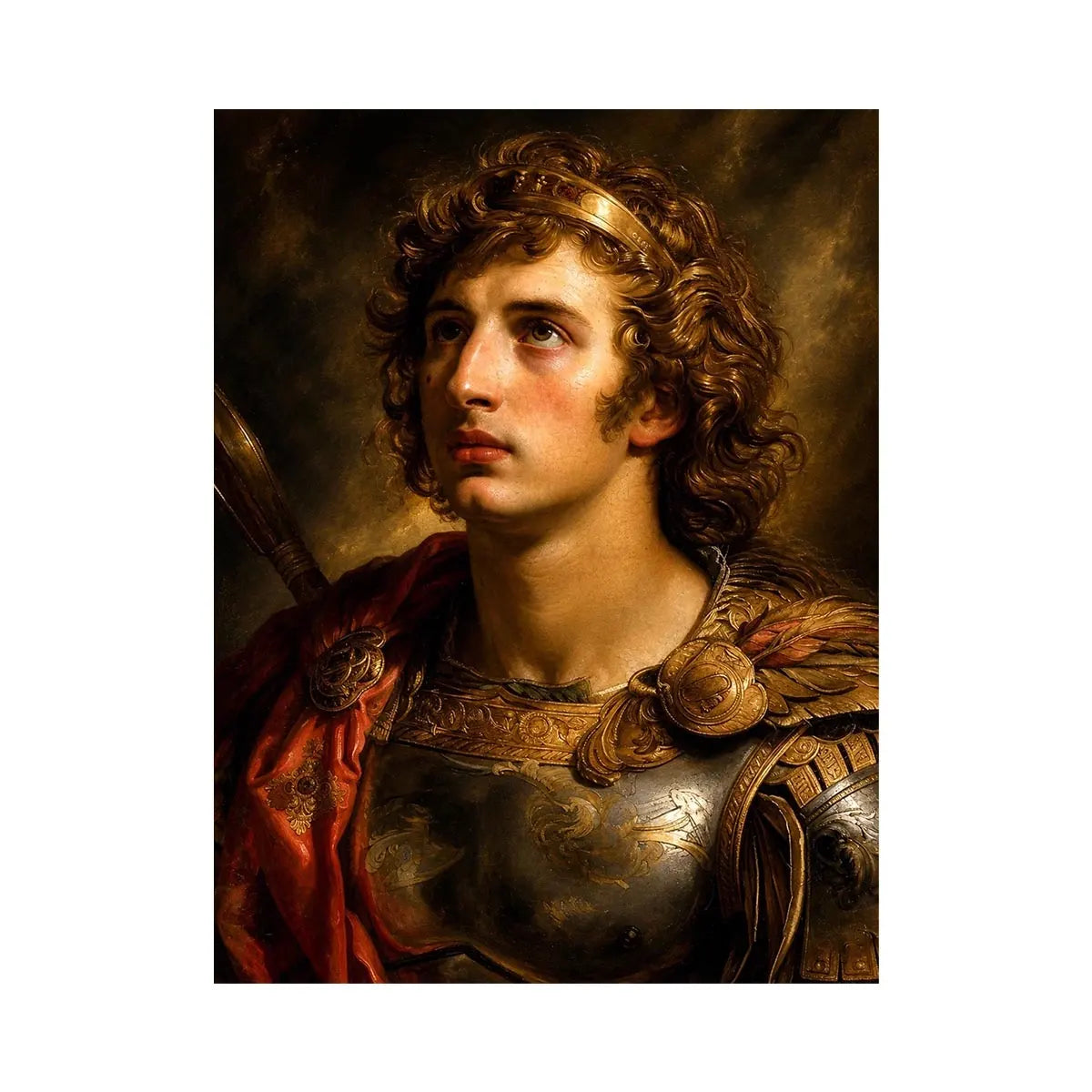Alaxander The Great Canvas Print