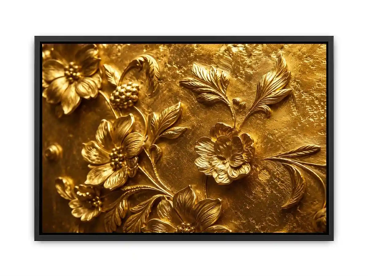 Gold leaf Canvas Print