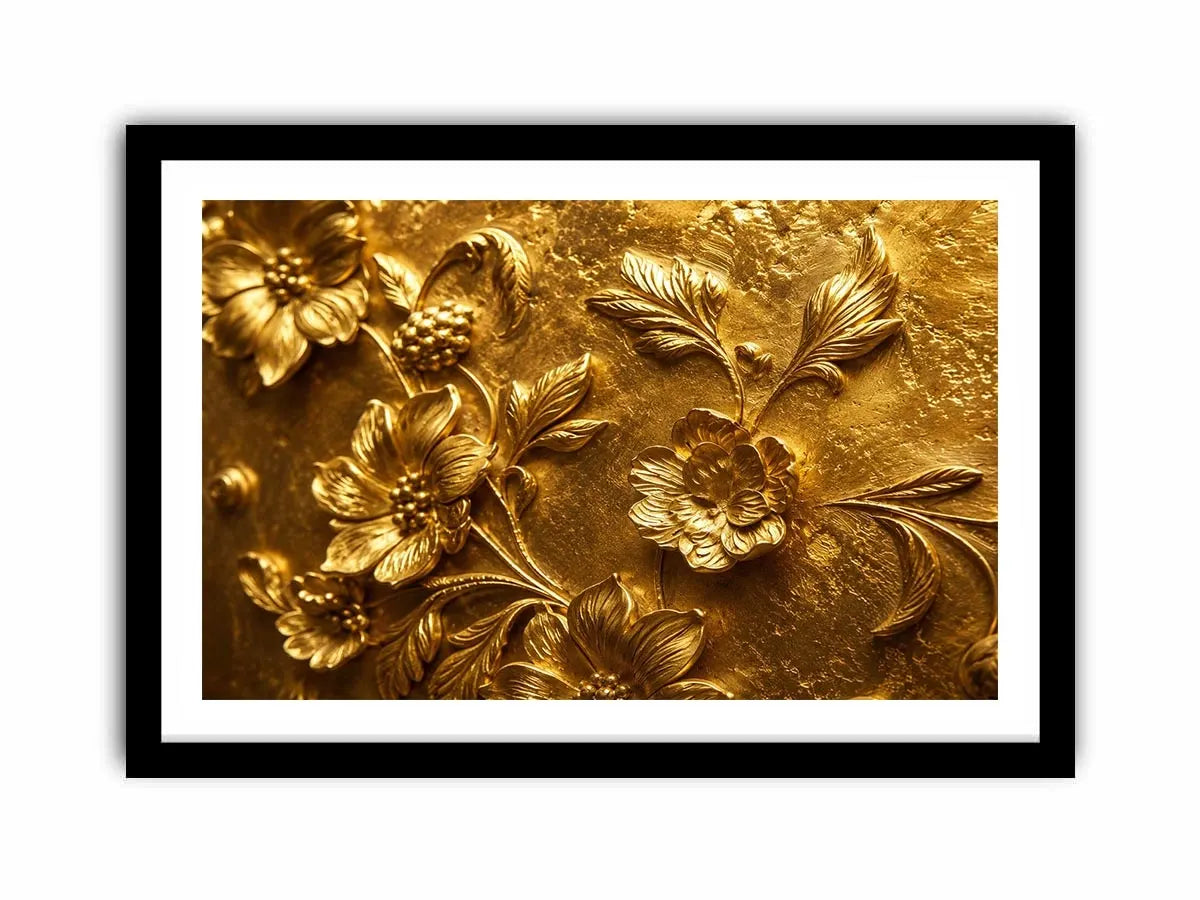 Gold leaf Canvas Print