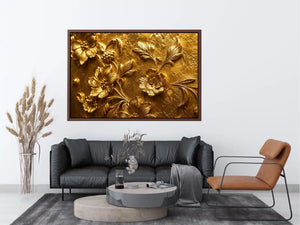 Gold leaf Canvas Print