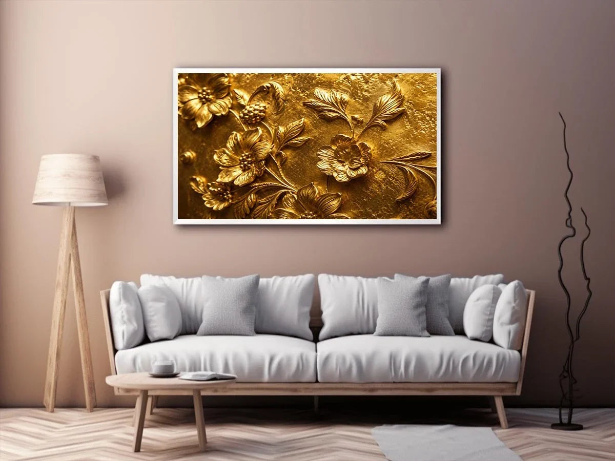 Gold leaf Canvas Print