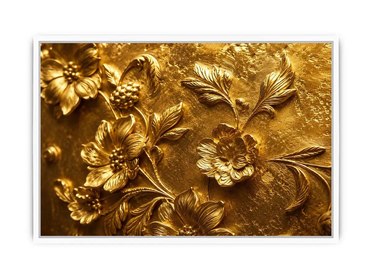 Gold leaf Canvas Print