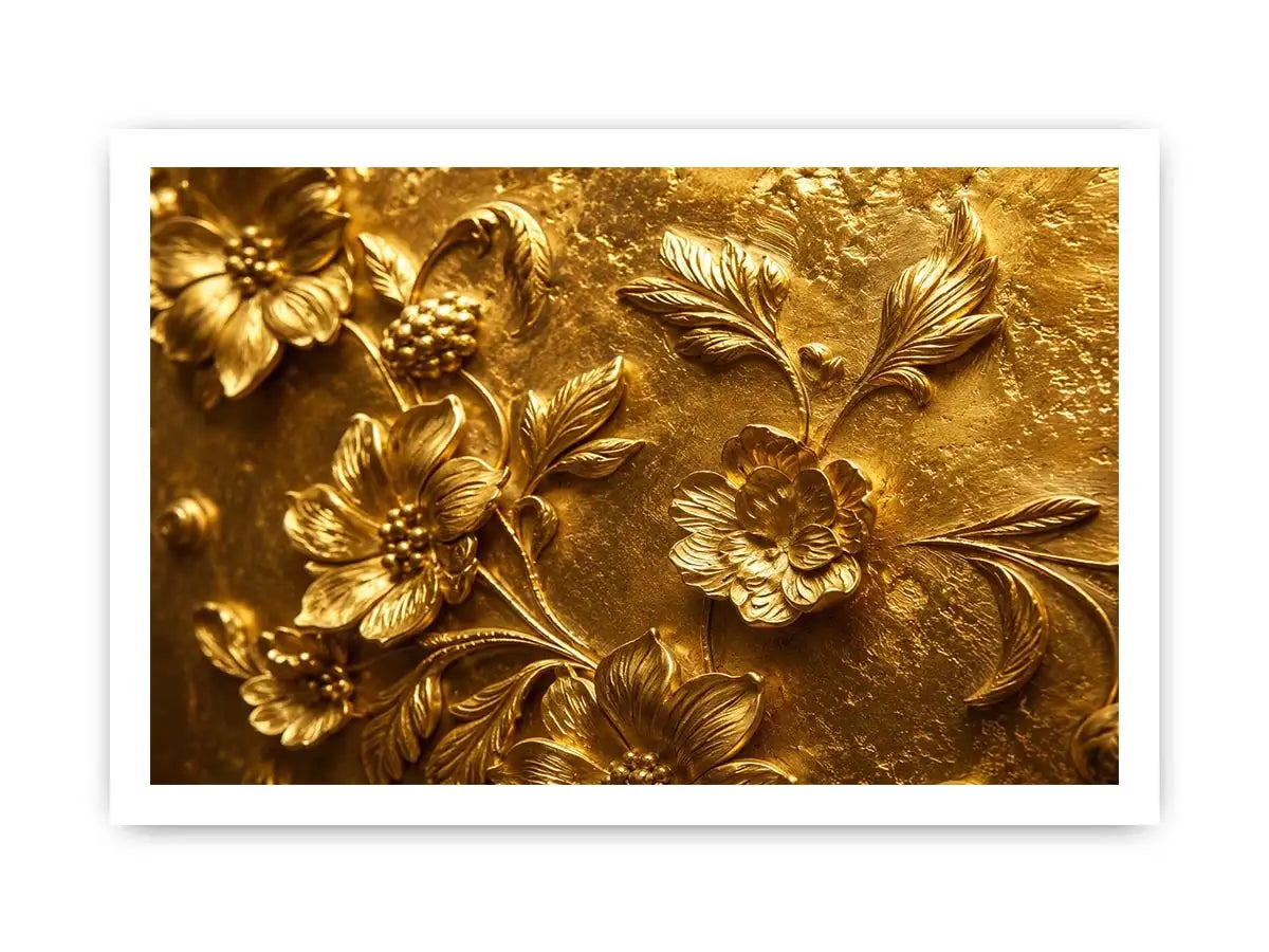 Gold leaf Canvas Print