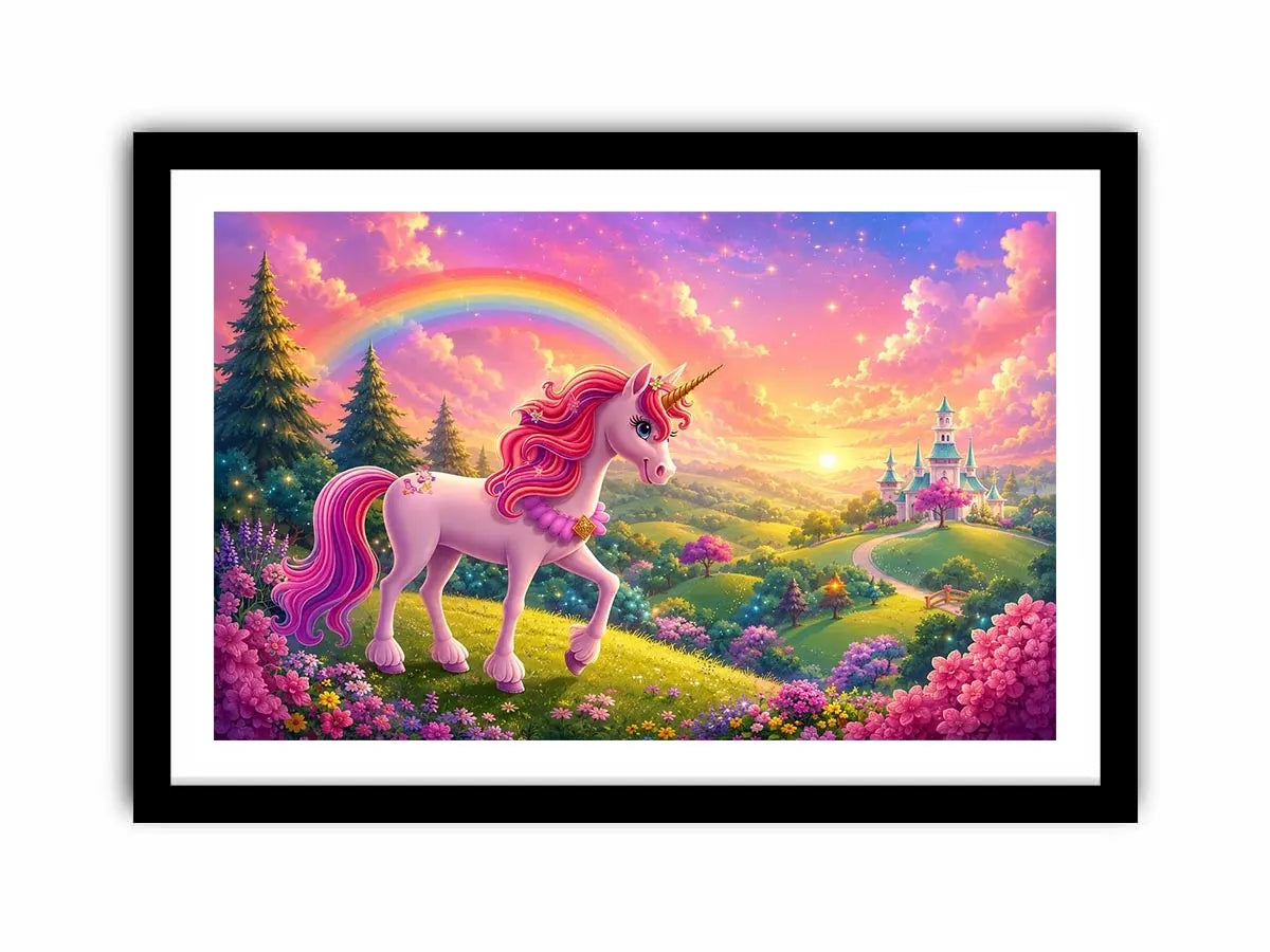 Unicorn kids nursery Canvas Print