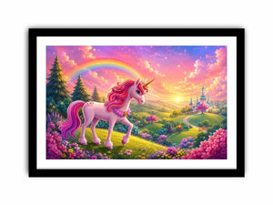 Unicorn kids nursery Canvas Print