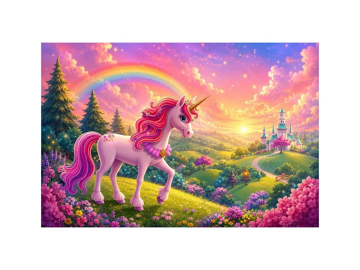 Unicorn kids nursery Canvas Print