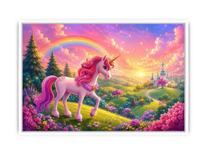 Unicorn kids nursery Canvas Print