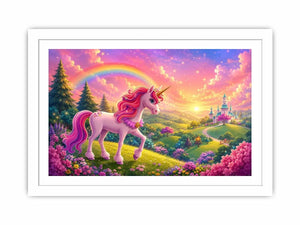 Unicorn kids nursery Canvas Print
