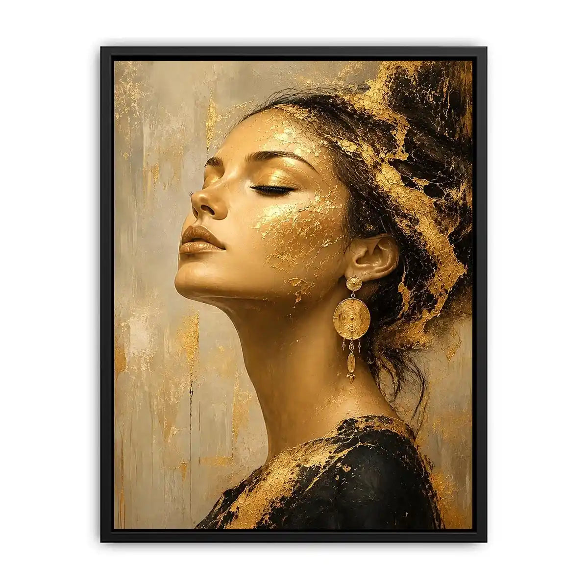 Gold Beauty Canvas Print