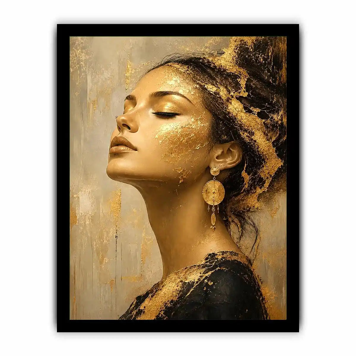 Gold Beauty Canvas Print