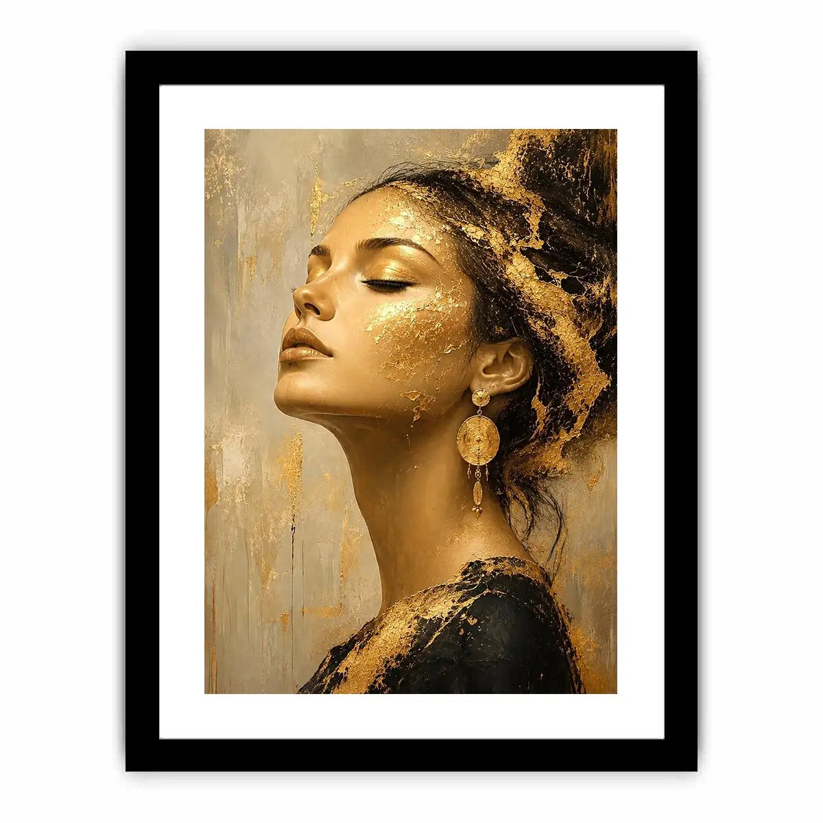 Gold Beauty Canvas Print