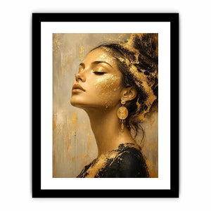 Gold Beauty Canvas Print