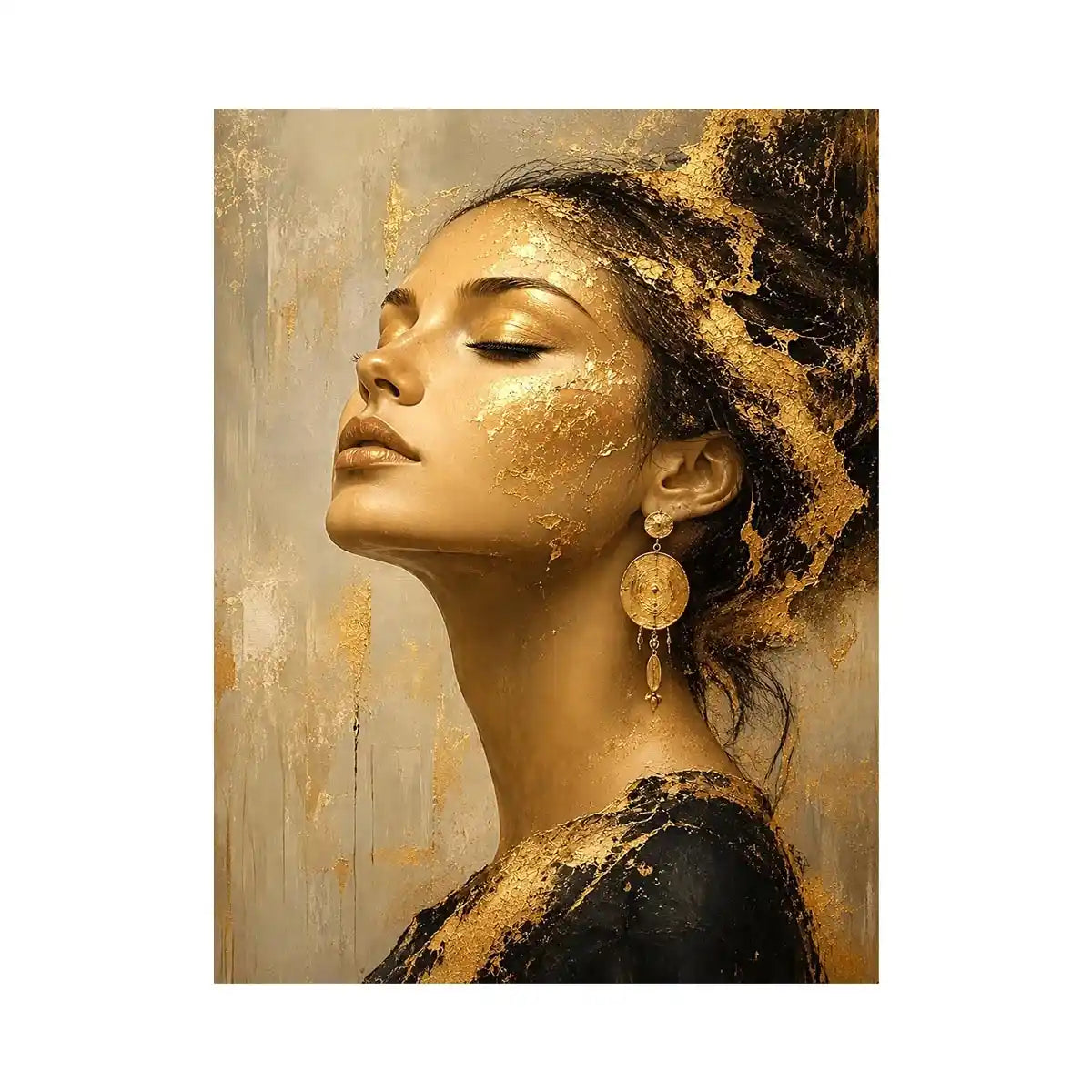 Gold Beauty Canvas Print