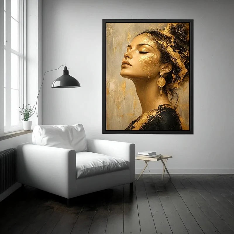 Gold Beauty Canvas Print