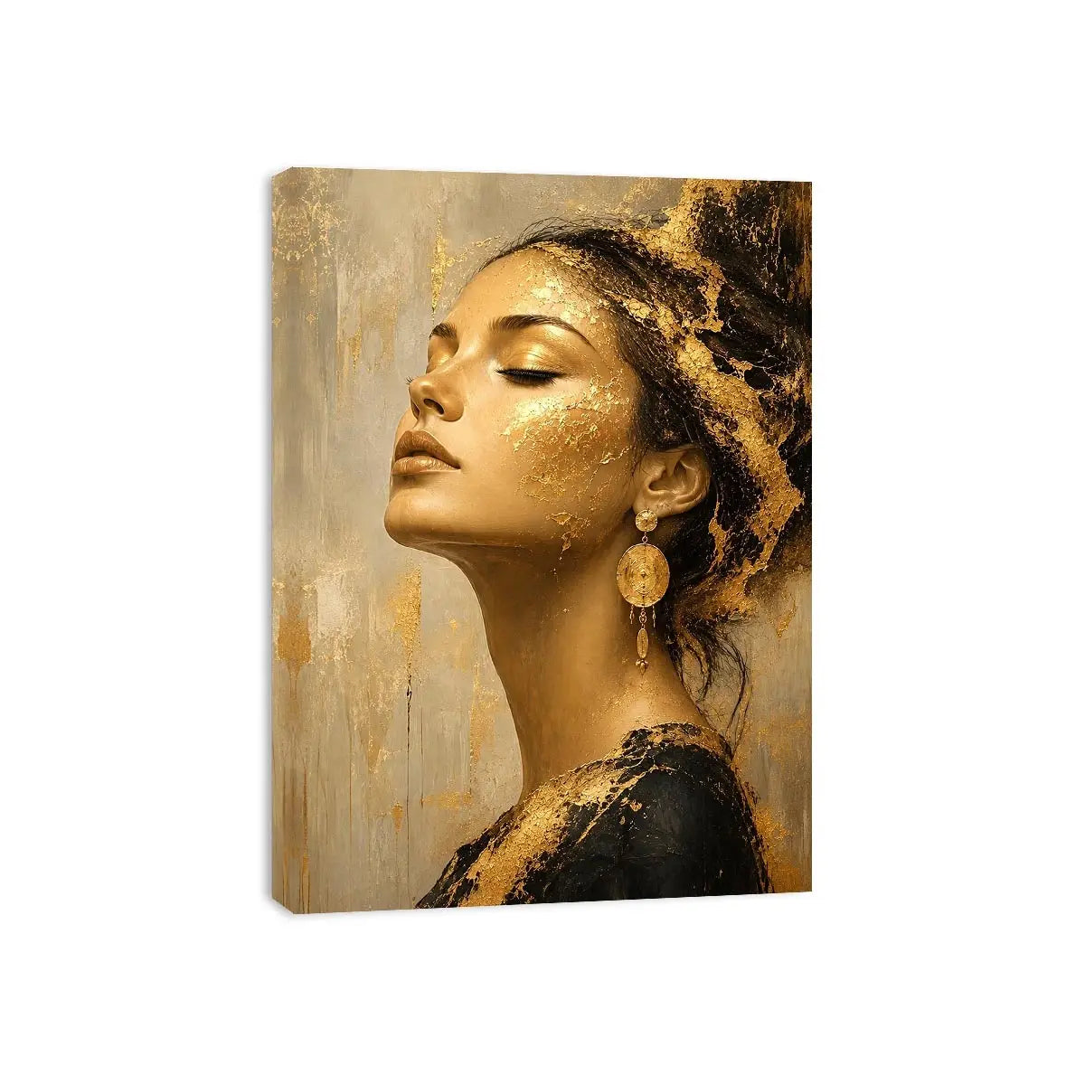 Gold Beauty Canvas Print