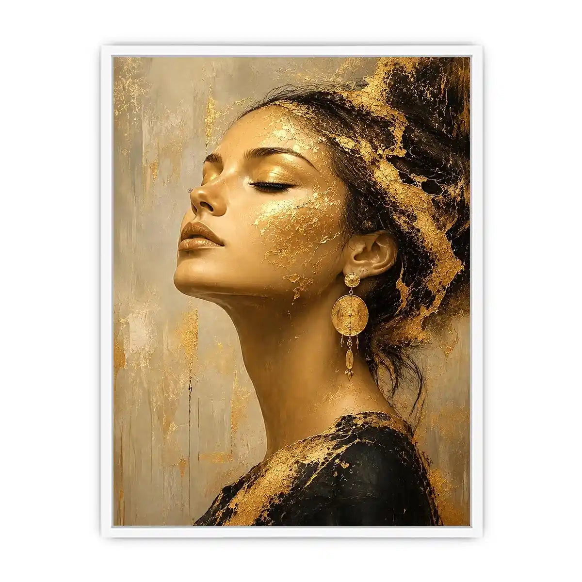 Gold Beauty Canvas Print