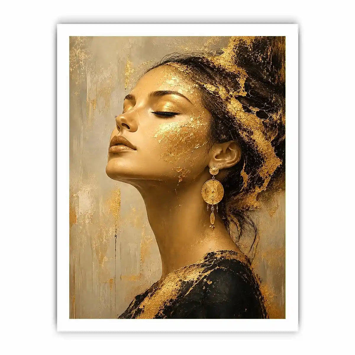 Gold Beauty Canvas Print