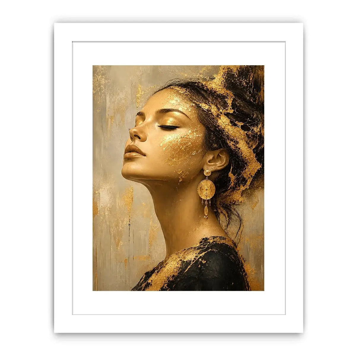 Gold Beauty Canvas Print