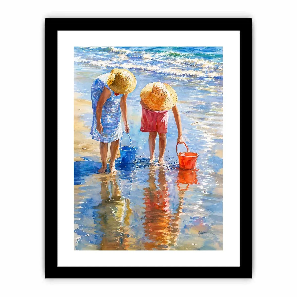 Feeding Fish Canvas Print