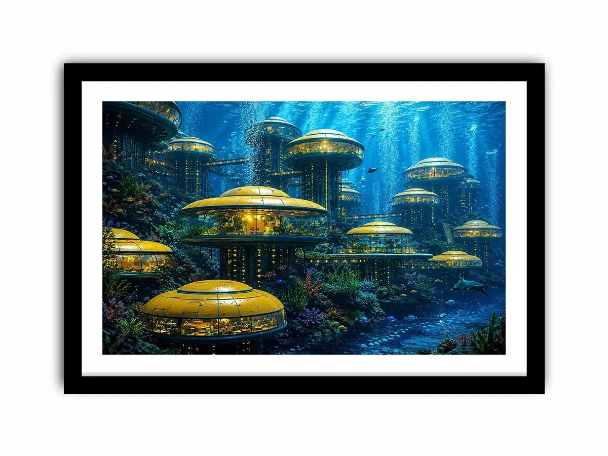 Underwater City Canvas Print