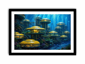 Underwater City Canvas Print