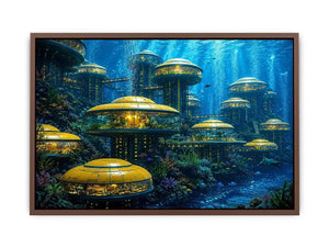 Underwater City Canvas Print