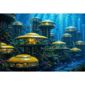 Underwater City Canvas Print