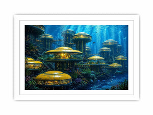 Underwater City Canvas Print