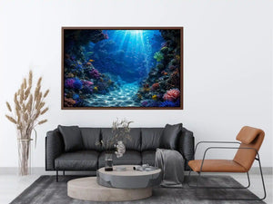Underwater Ocean Canvas Print