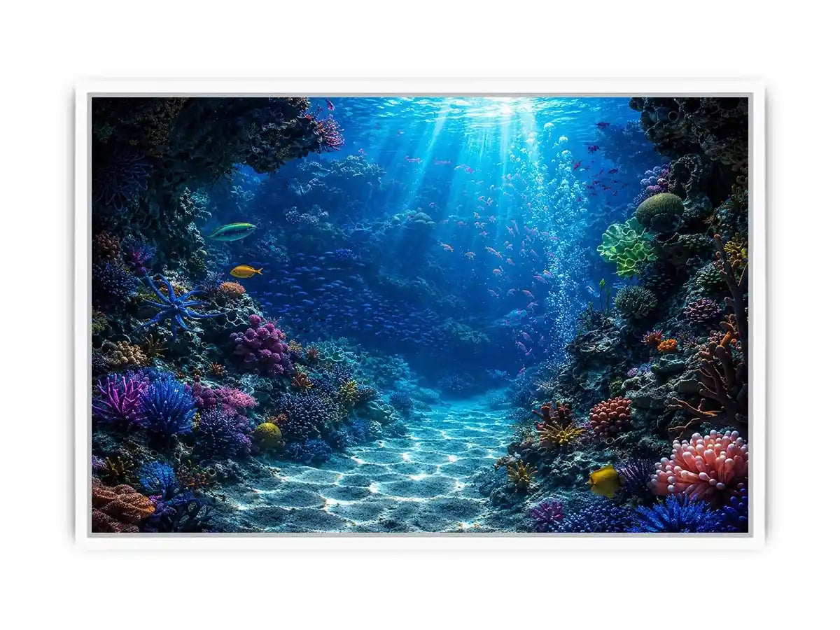Underwater Ocean Canvas Print