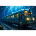 Underwater Train Canvas Print