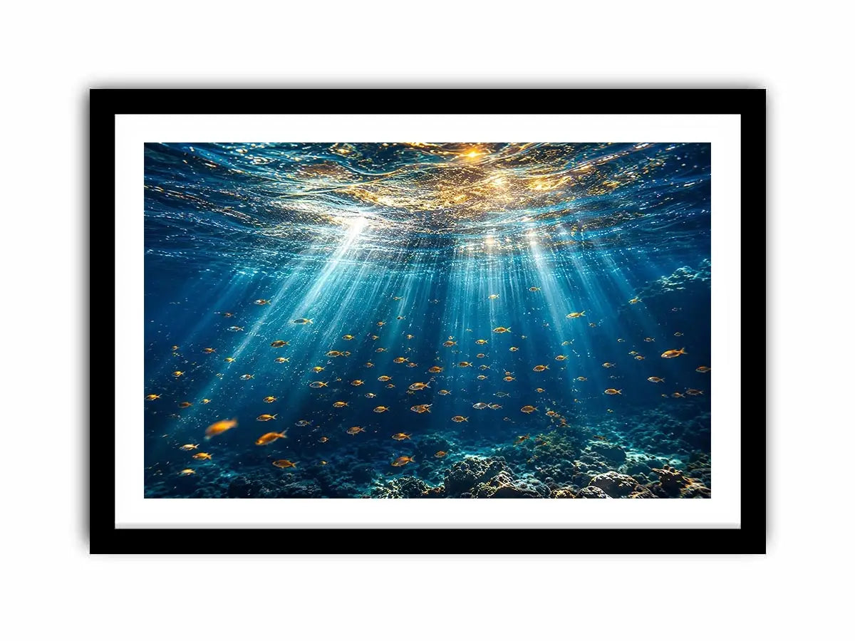 Underwater Scene Canvas Print