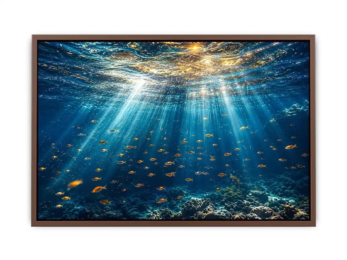 Underwater Scene Canvas Print