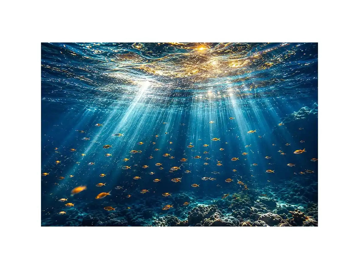 Underwater Scene Canvas Print