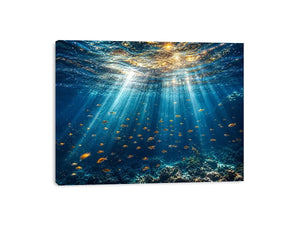 Underwater Scene Canvas Print