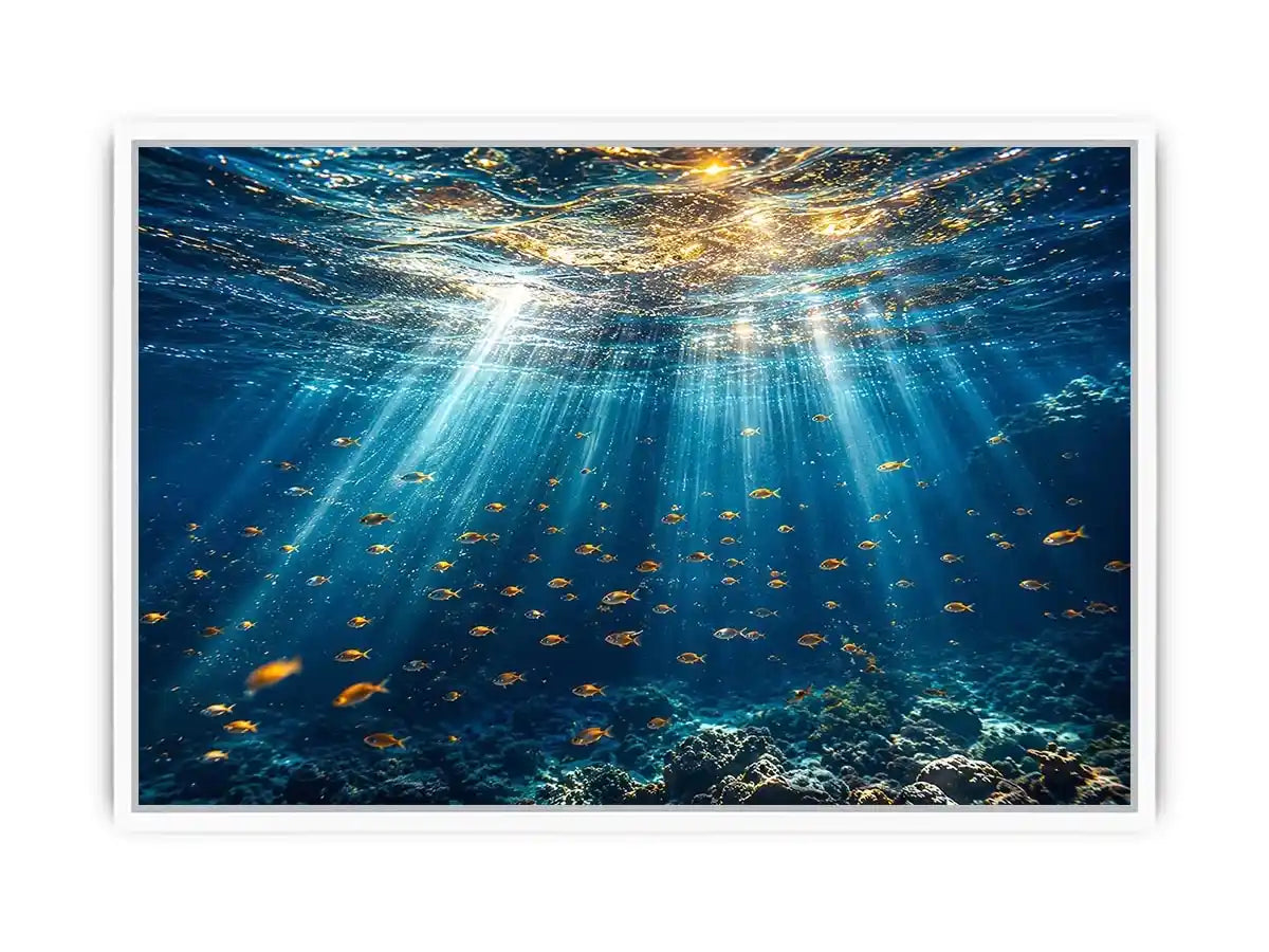 Underwater Scene Canvas Print